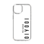 スリムプロテクションケース［ 100人10 - Logo vertical - Clear ］