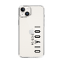 スリムプロテクションケース［ 100人10 - Logo vertical - Clear ］