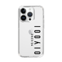 スリムプロテクションケース［ 100人10 - Logo vertical - Clear ］