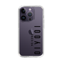 スリムプロテクションケース［ 100人10 - Logo vertical - Clear ］