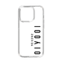 スリムプロテクションケース［ 100人10 - Logo vertical - Clear ］