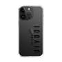 スリムプロテクションケース［ 100人10 - Logo vertical - Clear ］
