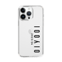 スリムプロテクションケース［ 100人10 - Logo vertical - Clear ］