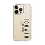 スリムプロテクションケース［ 100人10 - Logo vertical - Clear ］