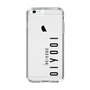 スリムプロテクションケース［ 100人10 - Logo vertical - Clear ］