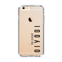 スリムプロテクションケース［ 100人10 - Logo vertical - Clear ］