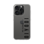 スリムプロテクションケース［ 100人10 - Logo vertical - Clear ］