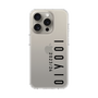 スリムプロテクションケース［ 100人10 - Logo vertical - Clear ］
