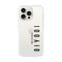 スリムプロテクションケース［ 100人10 - Logo vertical - Clear ］