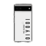 スリムプロテクションケース［ 100人10 - Logo vertical - Clear ］