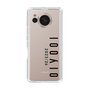 スリムプロテクションケース［ 100人10 - Logo vertical - Clear ］