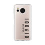 スリムプロテクションケース［ 100人10 - Logo vertical - Clear ］