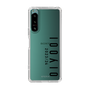 スリムプロテクションケース［ 100人10 - Logo vertical - Clear ］
