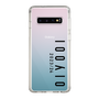 スリムプロテクションケース［ 100人10 - Logo vertical - Clear ］