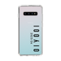 スリムプロテクションケース［ 100人10 - Logo vertical - Clear ］