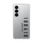 スリムプロテクションケース［ 100人10 - Logo vertical - Clear ］