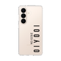 スリムプロテクションケース［ 100人10 - Logo vertical - Clear ］