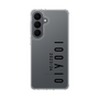 スリムプロテクションケース［ 100人10 - Logo vertical - Clear ］