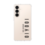 スリムプロテクションケース［ 100人10 - Logo vertical - Clear ］