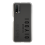 スリムプロテクションケース［ 100人10 - Logo vertical - Clear ］