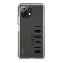 スリムプロテクションケース［ 100人10 - Logo vertical - Clear ］