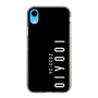スリムプロテクションケース［ 100人10 - Logo vertical - Black ］