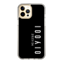 スリムプロテクションケース［ 100人10 - Logo vertical - Black ］
