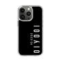 スリムプロテクションケース［ 100人10 - Logo vertical - Black ］