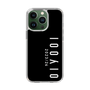 スリムプロテクションケース［ 100人10 - Logo vertical - Black ］