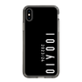 スリムプロテクションケース［ 100人10 - Logo vertical - Black ］