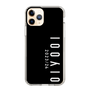 スリムプロテクションケース［ 100人10 - Logo vertical - Black ］