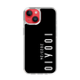 スリムプロテクションケース［ 100人10 - Logo vertical - Black ］