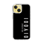 スリムプロテクションケース［ 100人10 - Logo vertical - Black ］