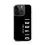 スリムプロテクションケース［ 100人10 - Logo vertical - Black ］