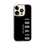 スリムプロテクションケース［ 100人10 - Logo vertical - Black ］