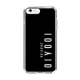 スリムプロテクションケース［ 100人10 - Logo vertical - Black ］