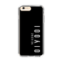 スリムプロテクションケース［ 100人10 - Logo vertical - Black ］