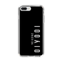 スリムプロテクションケース［ 100人10 - Logo vertical - Black ］