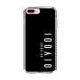 スリムプロテクションケース［ 100人10 - Logo vertical - Black ］