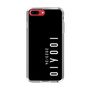 スリムプロテクションケース［ 100人10 - Logo vertical - Black ］