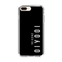 スリムプロテクションケース［ 100人10 - Logo vertical - Black ］