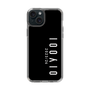 スリムプロテクションケース［ 100人10 - Logo vertical - Black ］