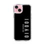 スリムプロテクションケース［ 100人10 - Logo vertical - Black ］