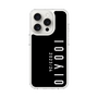 スリムプロテクションケース［ 100人10 - Logo vertical - Black ］