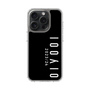 スリムプロテクションケース［ 100人10 - Logo vertical - Black ］