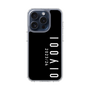 スリムプロテクションケース［ 100人10 - Logo vertical - Black ］