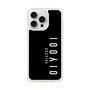 スリムプロテクションケース［ 100人10 - Logo vertical - Black ］