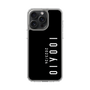 スリムプロテクションケース［ 100人10 - Logo vertical - Black ］