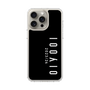 スリムプロテクションケース［ 100人10 - Logo vertical - Black ］