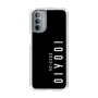 スリムプロテクションケース［ 100人10 - Logo vertical - Black ］